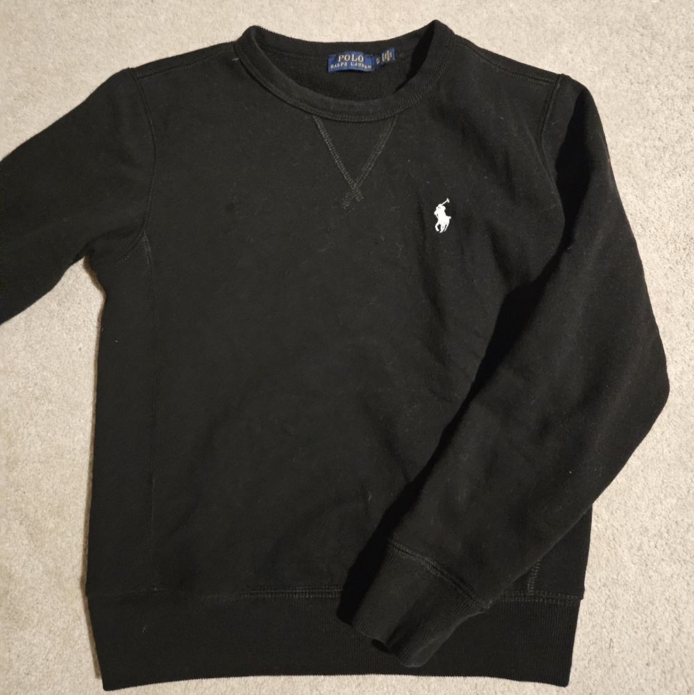 Polo by Ralph Lauren Classic Black Crewneck Artic Sweater XS